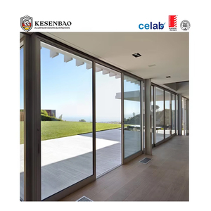 Australian Standard Aluminum Exterior Glass Sliding Door System Aluminium Double Triple Glazed Sliding Door and Window Design