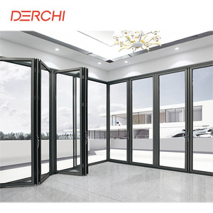 Exterior Fold Door Patio Thermal Insulation Break Aluminum Folding Door
