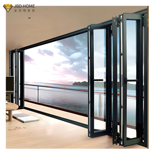 NFRC AS2047 Bi-fold Doors Seaside Hotel Hurricane Proof