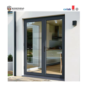 Soundproof Double Glass Aluminum Casement Door Aluminium Swing Door for Hospital House Use