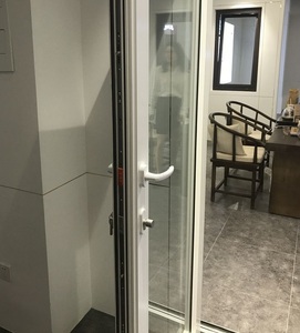 Double Glazed Hinged Door White Aluminum Residential Doors AAMA/NFRC Certified
