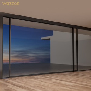 Wazzor Hurricane Rated Double Tempered Glass Sliding Doors System