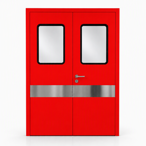 Double Swing Glass Door Fire Rated Emergency Exit Door