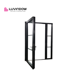 Thermal Broken Soundproof Customized Aluminum Swing Doors for North American Builder