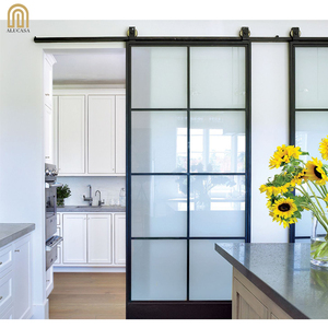 Alucasa American Iron Kitchen Door Design Interior Black Frame