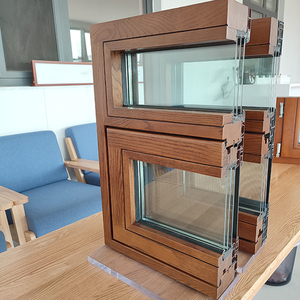 High-Grade Aluminum Clad Wood Tilt And Turn Windows