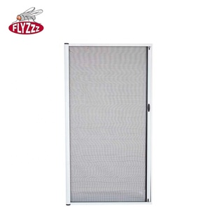 Hot Sell Aluminum Profile Screen Door Sliding Fly Design Retractable Fly Mosquito Screen Door